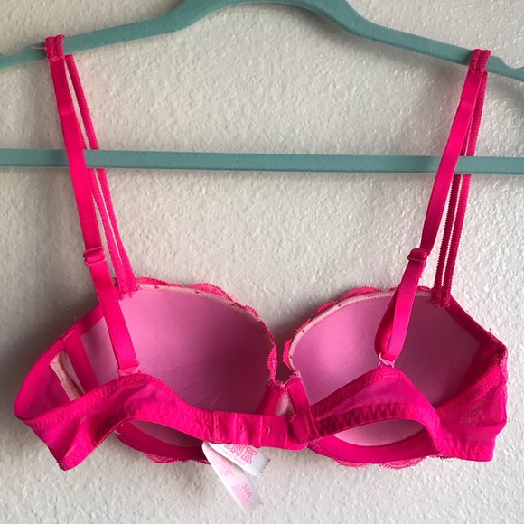 PINK by V.S. Lace Push-up Date Bra - Picture 4 of 6